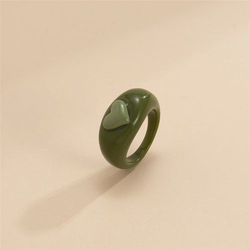 Bague En Strass Acrylique Rectangulaire Coloré Pour Femmes, Grand Doigt Transparent, Bijoux Vintage Pour Filles