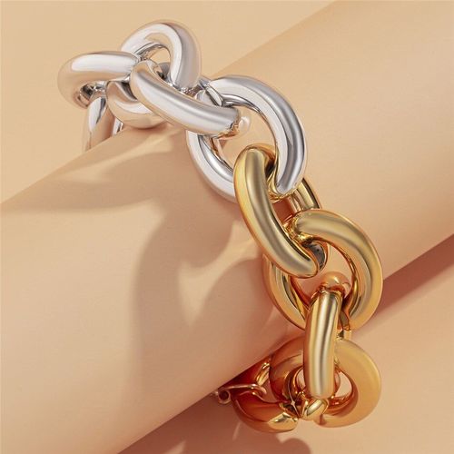 Bracelet À Chaîne En Résine Acrylique Pour Hommes Et Femmes, Bijou Steampunk Cubain Avec Serrure Ccb, Nouvelle Mode 2021