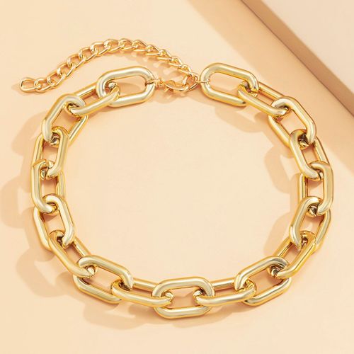 Collier Chaîne Ccb En Plastique, Couleur Or, Mode Vintage, Ras Du Cou Pour Femmes, Unisexe, Gothique, Haute Qualité, Bijoux