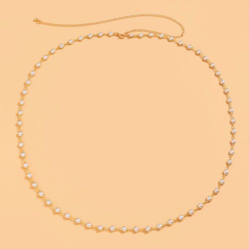 Bijoux De Corps Style Boho Kpop, Ceinture Suspendue En Imitation De Perles, Chaîne De Taille, À La Mode, Sexy, Pour Femmes, Accessoires De Plage, D'été