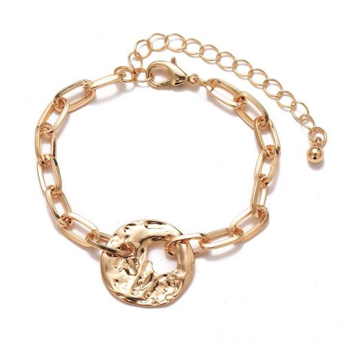 Bracelet À Chaîne Épaisse En Métal Doré, Style Bohème, Punk Street, Bijoux Gothiques, Tendance, Pour Couple