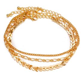 Bracelet De Cheville En Os De Poisson Pour Femmes, Style Bohème, Simple, Rétro, Bijoux De Plage, De Pied, De Jambe, Accessoires