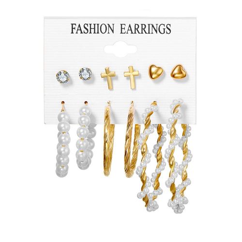 Ensemble De Boucles D'oreilles Bohème, Pompon Imprimé Léopard, Perle, Fleur Géométrique, Charme Coréen, Bijoux De Fête, Cadeau, 2020