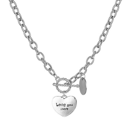 Collier Ras Du Cou En Métal Argenté Pour Femme, Chaîne Épaisse Avec Boucle Géométrique, Style Punk, Hip Hop, 2020
