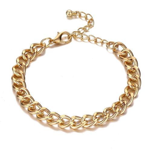 Bracelet En Métal Pour Hommes Et Femmes, Chaîne Torsadée Minimaliste, Punk, Miami, Hip Hop, Rock, Bijoux