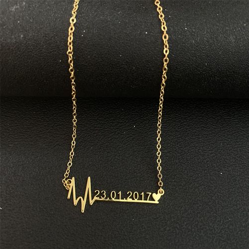 Collier Personnalisé Avec Nom, En Acier Inoxydable, Pendentif Ras Du Cou, Bijoux Pour Femmes, Cadeaux De Noël