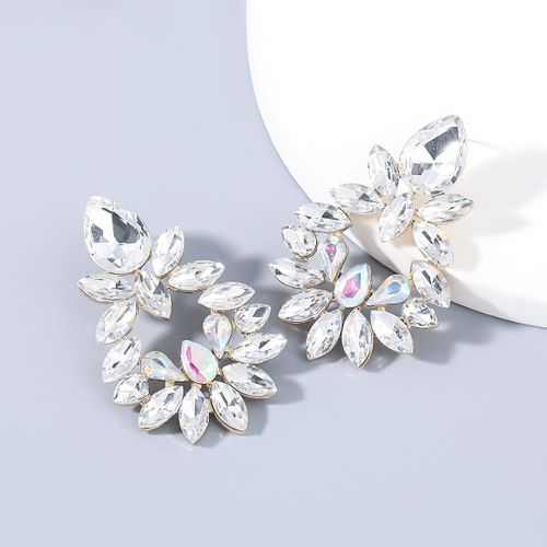 Boucles D'oreilles Avec Pendentif En Strass Pour Femmes, Accessoires De Luxe, Pour Dîner, Mariage, À La Mode, Nouvelle Collection