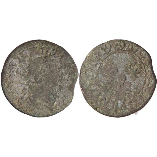 France - 1619 - Louis Xiii - Double Tournois - B060