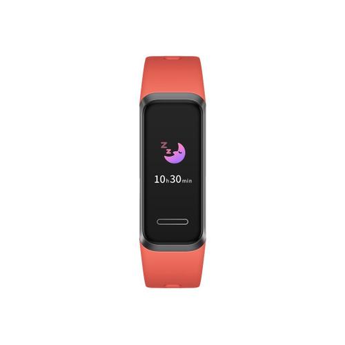Huawei Band 4 - Tracker D'activités Avec Bracelet - Silicone - Lever De Soleil Ambre - Affichage 0.96" - Bluetooth - 24 G