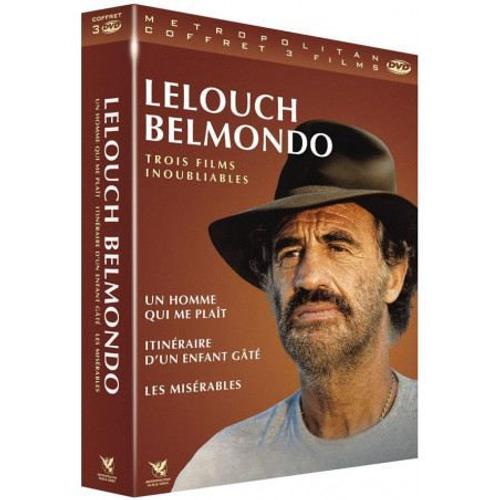 Claude Lelouch / Jean-Paul Belmondo : Un Homme Qui Me Plaît + Itinéraire D'un Enfant Gâté + Les Misérables - Édition Spéciale