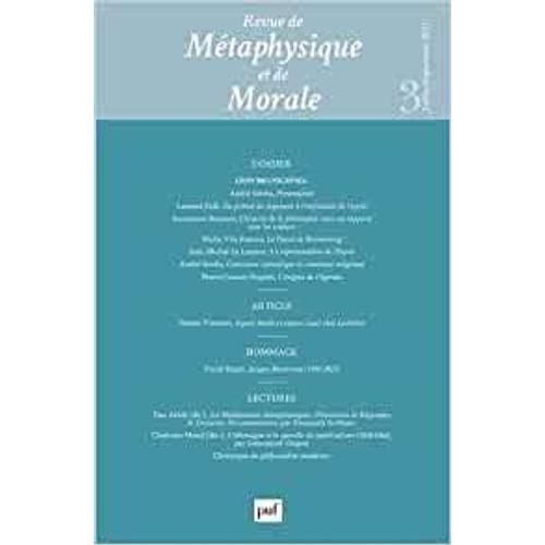 Revue De Metaphysique Et De Morale N.3 - Léon Brunschvicg (Édition 2021)