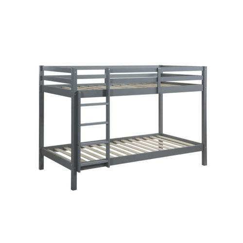 Lits Superposés Anicet Ii - 2 X 90 X 190cm - Pin Massif - Gris