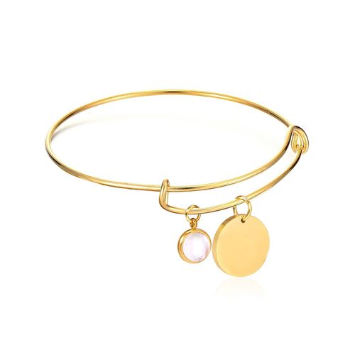 Pendentifs De Coquillage Rond En Acier Inoxydable Pour Femmes, Bracelets Ajustables, Bijoux En Fil D'acier Inoxydable, Vente En Gros, Cadeau De Fête