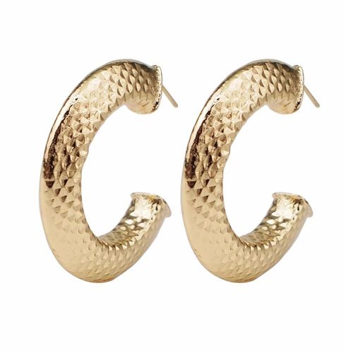 Manilai-Boucles D'oreilles Simples, En Métal, Sculpture De Surface, Boucles D'oreilles Géométriques, Couleur Argent Doré, Bijoux À La Mode, 2020