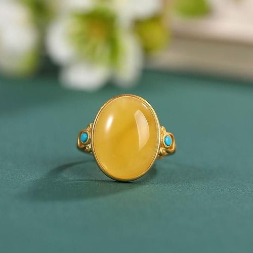 Bague En Jade Naturel Hetian, Bijou Ouvert, Ajustable, Style Chinois, Rétro, Élégant, Pour Femmes