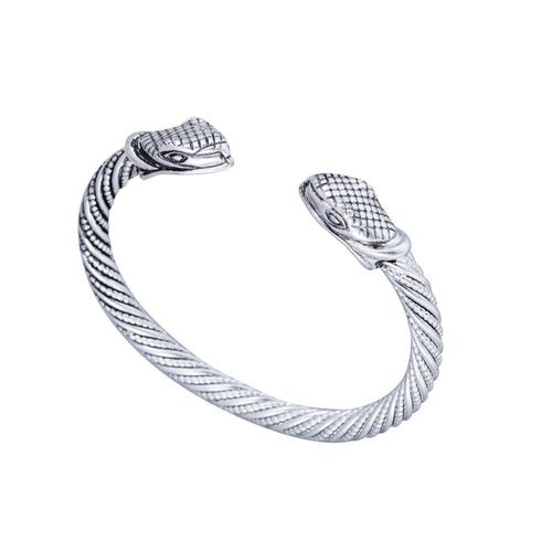 Bracelet Viking Plaqué Argent Pour Hommes Et Femmes, Manchette En Cristal, Bijoux, Accessoires De Mode