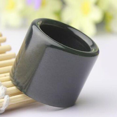 Bague En Jade Xinjiang Hetian Qingyu, Bijoux Fins Pour Hommes, Traction Des Doigts