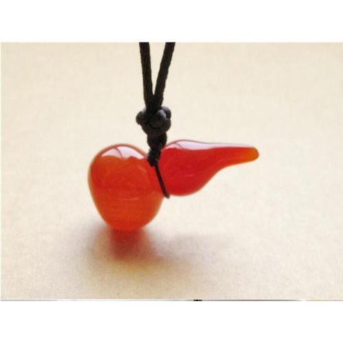 Collier Avec Pendentif De Gourde En Agate Rouge Naturelle, Bijoux Fins Pour Femmes, Grand Cristal, Expédition De Pierres Précieuses, Fulu