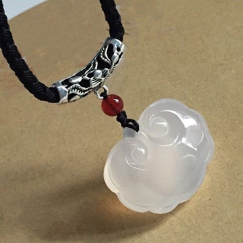 Pendentif Ruyi En Agate Naturelle, Double Face, Longue Durée De Vie, Bijoux Fins Pour Enfants