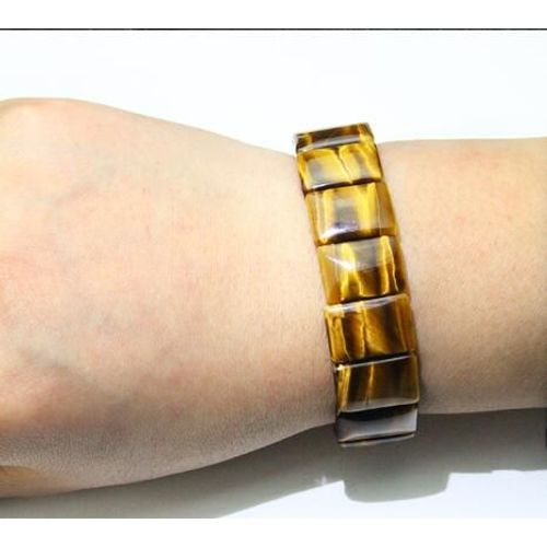 Bracelet De Couple En Pierre Oeil De Tigre, Nouvelle Collection Populaire De Bijoux Pour Hommes Et Femmes