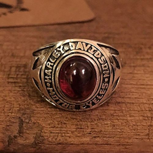Bague Vintage En Argent Pour Hommes Et Femmes, Anneau En Argent, Vintage, Ovale, Grenat, Design De Niche, Artisanat Léger, Luxe, Bijoux Unisexe