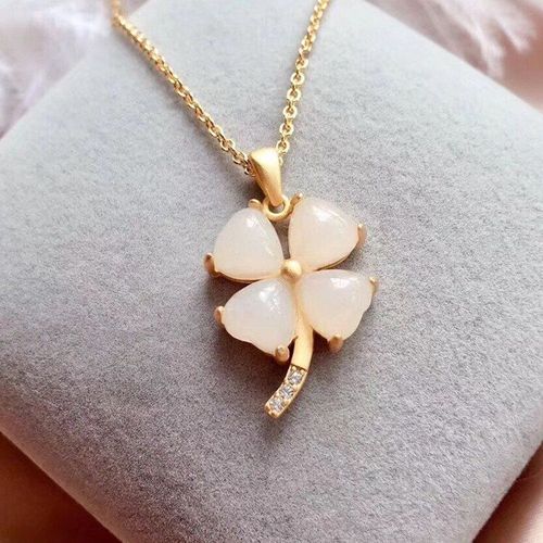 Collier Pendentif En Jade Naturel Hetian Porte-Bonheur Pour Femmes, Bijou Artisanal En Or Ancien Unique De Style Palais Rétro Chinois