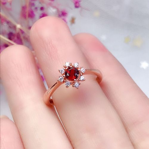 Bague Ajustable En Forme De Fleur De Soleil Moissanite Pour Femmes, Nouveau Design Original, Anneau D'ouverture, Or Rose Brillant, Breloque Noble, Bijoux En Argent