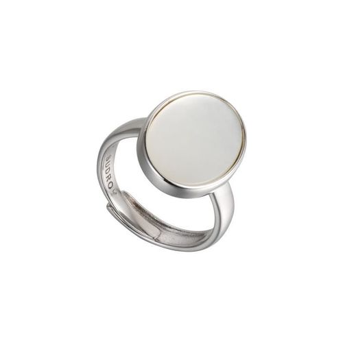 Nouvelle Bague Ovale En Argent, Bijou Original Coréen À La Mode, Blanc, Nacre, Givré, Artisanat Élégant, Breloque Noble, Ouverture Réglable