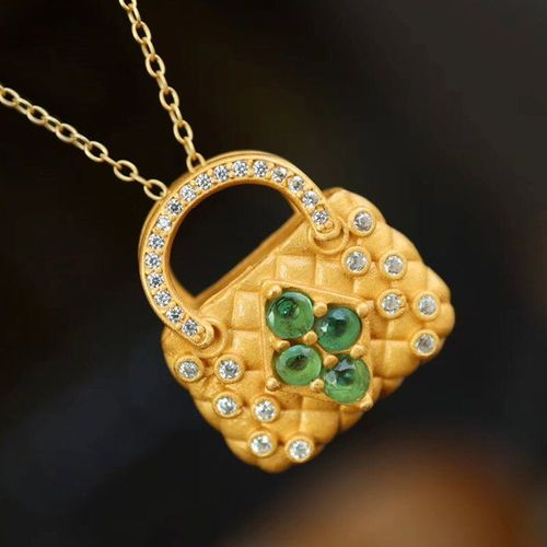 Collier En Argent Incrusté De Zircone Cubique, Pendentif De Style Chinois, Doré, Sacoche Féerique, Breloque De Marque, Bijoux, Nouvelle Collection