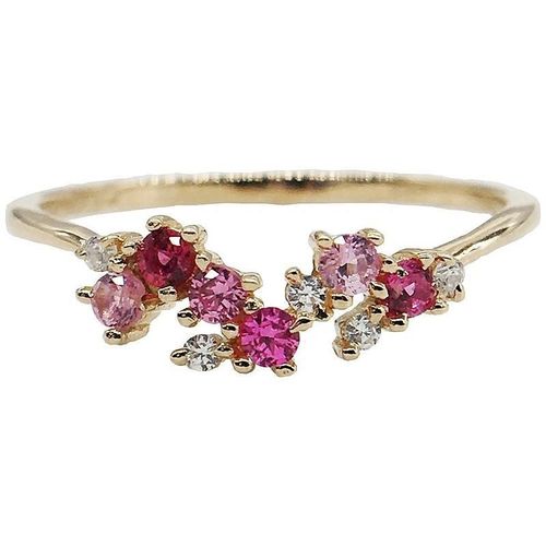 Bague En Argent Avec Spinelle Naturelle Rouge, Original, Nouvel Arrangement Irrégulier, Ouverture Réglable, Breloque Rétro Chinoise, Marque De Bijoux Pour Dames