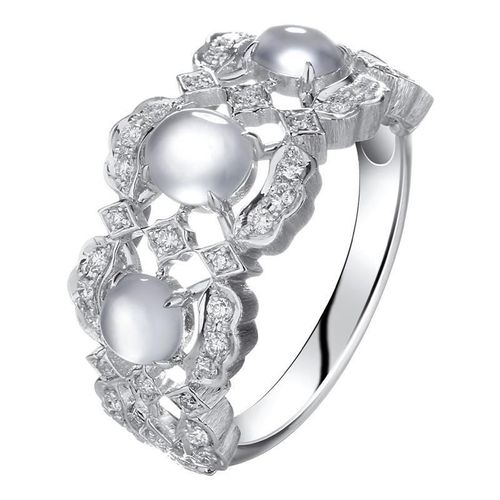 Bague Originale En Diamant, Graine De Glace, ¿Uf Rond, Calcédoine, Ouverture Réglable, Breloque Chinoise Rétro, Marque De Bijoux En Argent