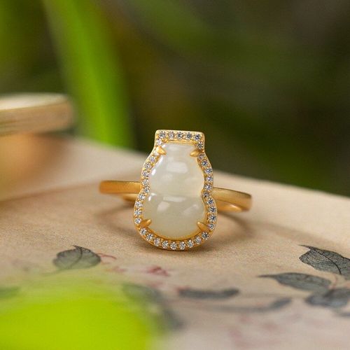 Bague En Argent Sterling Et Jade Hétian Incrusté Blanc, Nouveaux Modèles Féminins, Rétro Léger Chinois, Cadeau De Luxe Pour Femmes, K0069