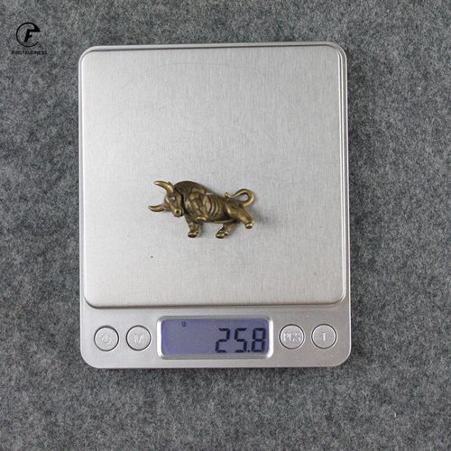 Figurine De Taureau Murale En Cuivre Rétro, Décoration De Maison, En Laiton, Sculpture De Voiture, Porte-Clés Pendentif, Accessoires, Statue De Vache, Décor De Bureau