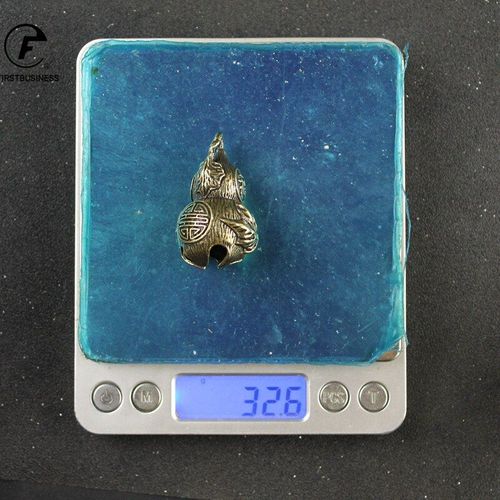 Porte-Clés Porte-Bonheur En Laiton Avec Des Lettres Chinoises, Breloques, Gourde, Animal, Chauve-Souris, Cloche, Cuivre, Pendentifs De Voiture, Bijoux Vintage