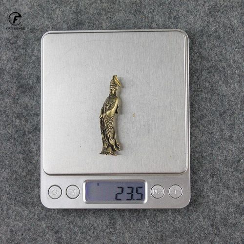Statue De Bouddha En Cuivre, Ornement Suspendu, Décoration De La Maison Pour La Maison, Porte-Bonheur, Figurine En Laiton, Décoration De Bureau, Pendentif Porte-Clés