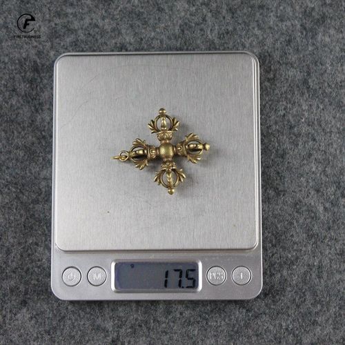 Porte-Clé Bouddhiste En Cuivre Dorje, Croix Vajry, Ornements Pour La Maison, Accessoires De Porte-Clés En Laiton, Pendentifs, Décoration De Bureau, Artisanat