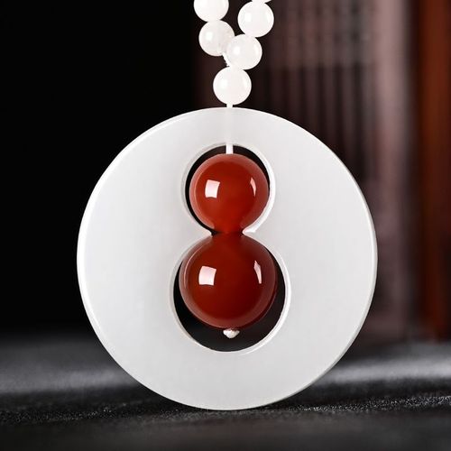 Pendentif En Jade Blanc Naturel, Collier Mantra Sculpté À La Main, Bijoux En Jade Pour Femmes