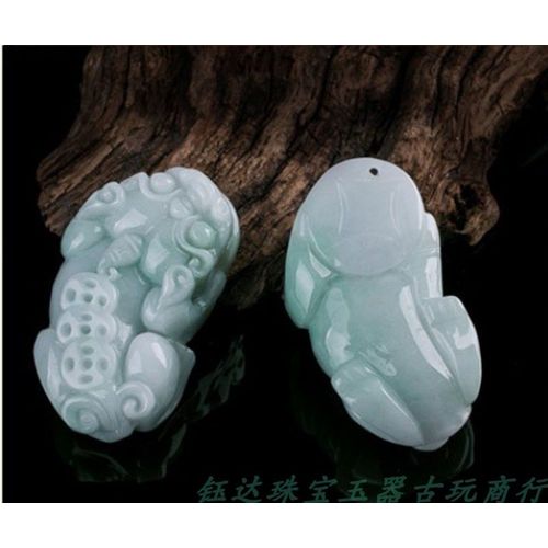 Pendentif En Jade Vert Clair Pour Femme, Bijou En Jade, Véritable, Style Bohème