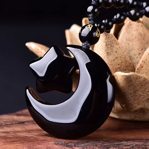 Pendentif Météorite Arc-En-Ciel Obsidienne En Or Naturel 2019, Collier Avec Chaîne De Perles Pour Hommes Et Femmes