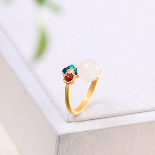 Ensembles De Bijoux Ethniques Porte-Bonheur Pour Femmes, Émail, Boucles D'oreilles, Colliers, Sans Chaînes, Pendentifs En Agate De Jade, Argent 925