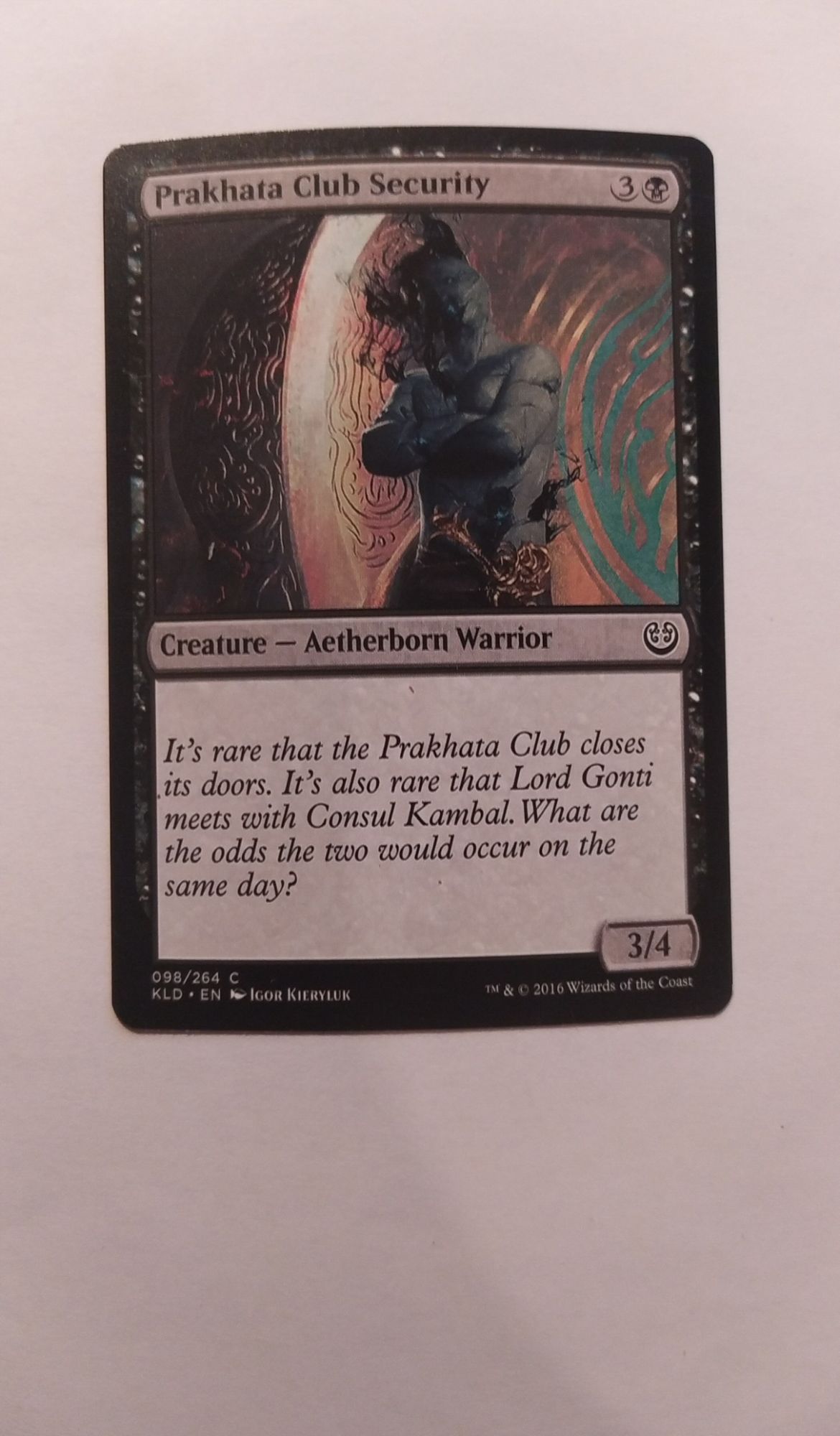 Prakhata Club Security // Sécurité Du Club Prakhata (Kaladesh)
