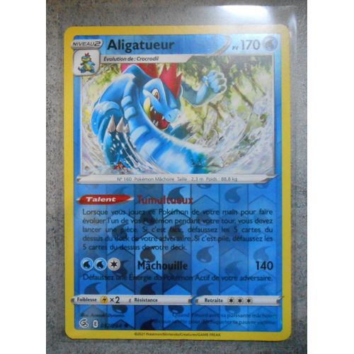 Aligatueur Reverse 057/264 - Eb8 - Poing De Fusion - Vf