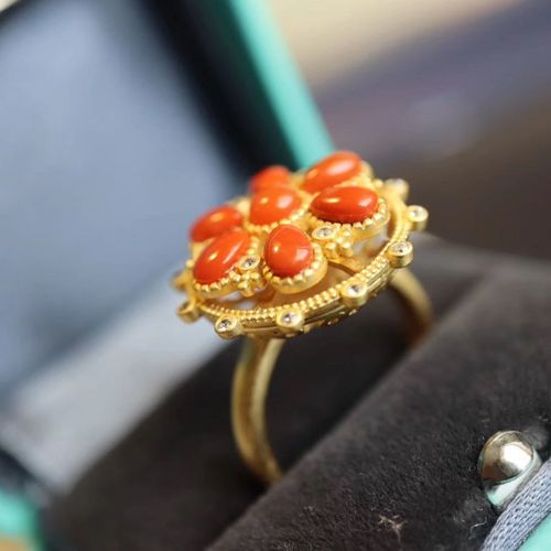 Bague Carrée En Argent S925, Rouge Du Sud Naturel, Design Spécial Féminin, Sac De Parfum Rétro Original, Anneau D'ouverture Ajustable