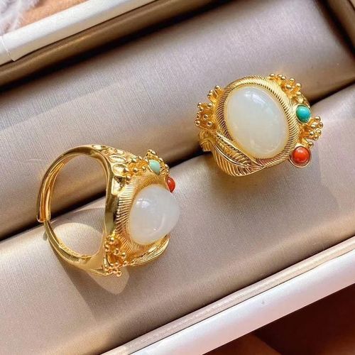 Bague Femme En Argent Sterling S925 Incrustée De Jade Vert Hétian, Vintage, Cour, Style Chinois, Ancien Firster Ouvert En Jade