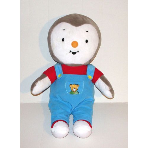Peluche Tchoupi En Salopette Bleu Grand Model Jemini - Doudou Tchoupi 53 Cm