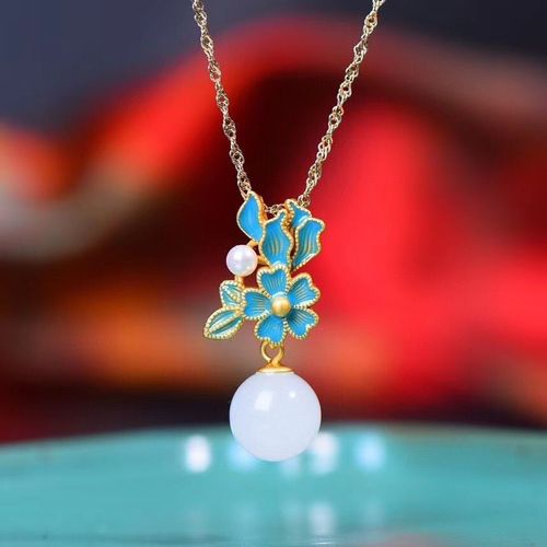Pendentif En Jade Naturel Hotian S925 En Argent Sterling, Perle Sculptée, Collier De Style Antique Et Ethnique Pour Cadeau D'anniversaire, Bijoux Pour Femmes