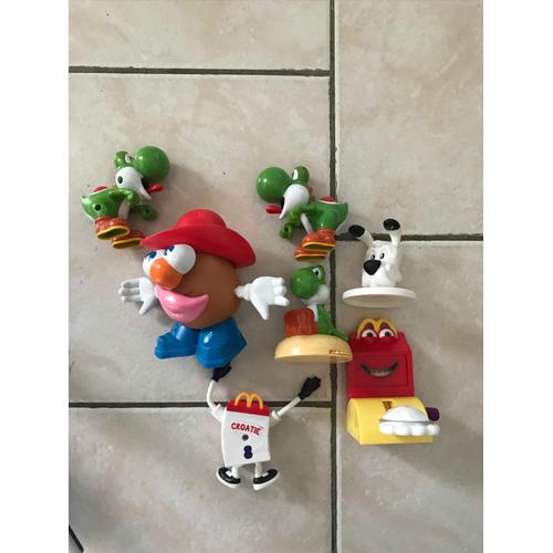 Lot De 7 Figurines Mac Donalds ( Yoshi,Monsieur Patate..)