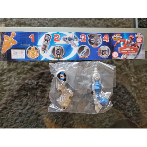 Jouet Gashapon Figurine Power Rangers - Jouet Numéro 3 - Tiny Morphers Second Treasure