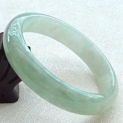 Bijoux En Jade Naturel Birman 54-64mm, Bracelet De Couleur Claire, Bijoux De Princesse Élégants, Meilleur Cadeau
