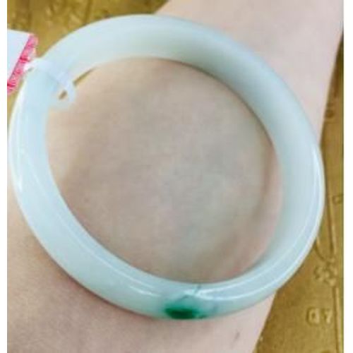 Bracelets En Jadéite Naturelle Sculptée Couleur Claire + Vert 52-61mm, Bijoux De Princesse En Jade Pour Femmes, Envoyer Un Certificat